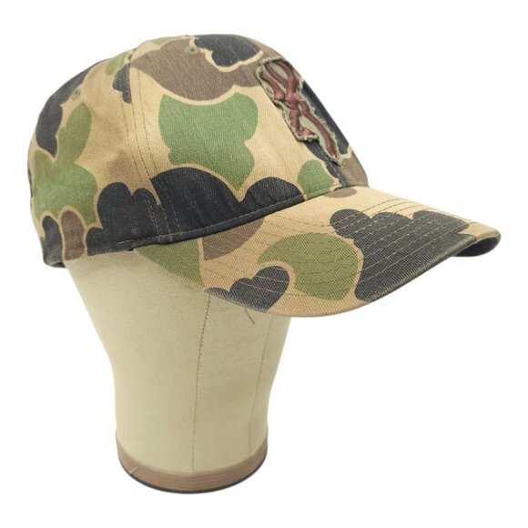 Browning Camo FlexFit L/XL Camo Cap Hat Baseball Hunter Trucker Embroidered Logo - Picture 3 of 14